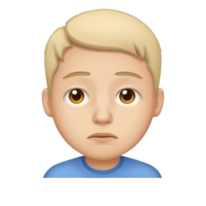 Un visage fatigué et un expression de paresseux sticker