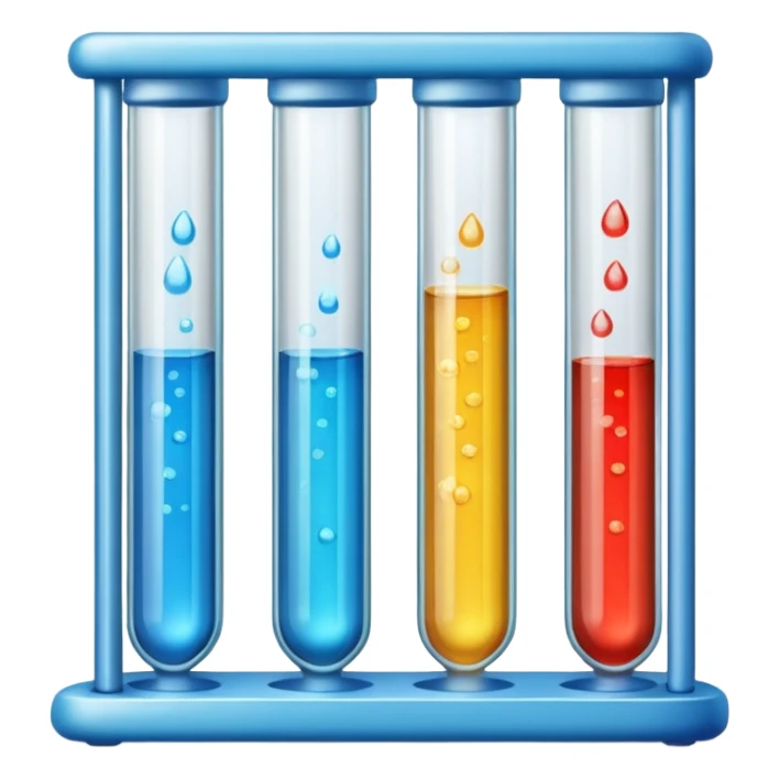 test tube sticker