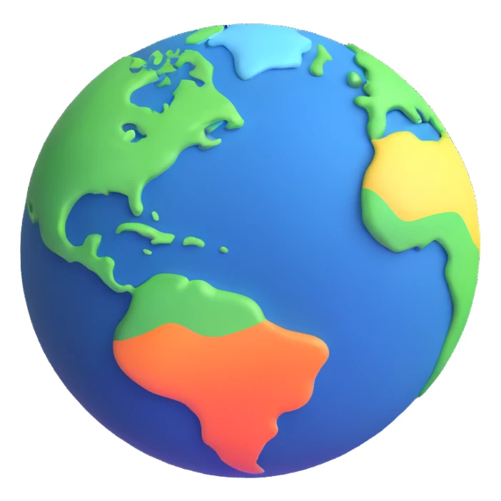 abstract earth being formed, cosmic origins sticker