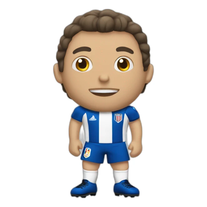 Arquero de futbol cuerpo completo sticker