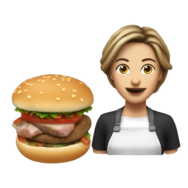 Giorgia Meloni with kebab sticker