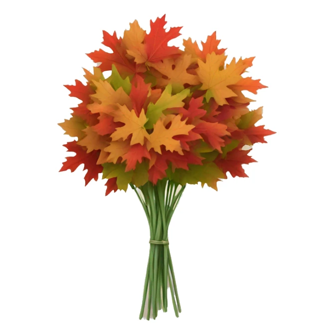 bouquet of maples sticker