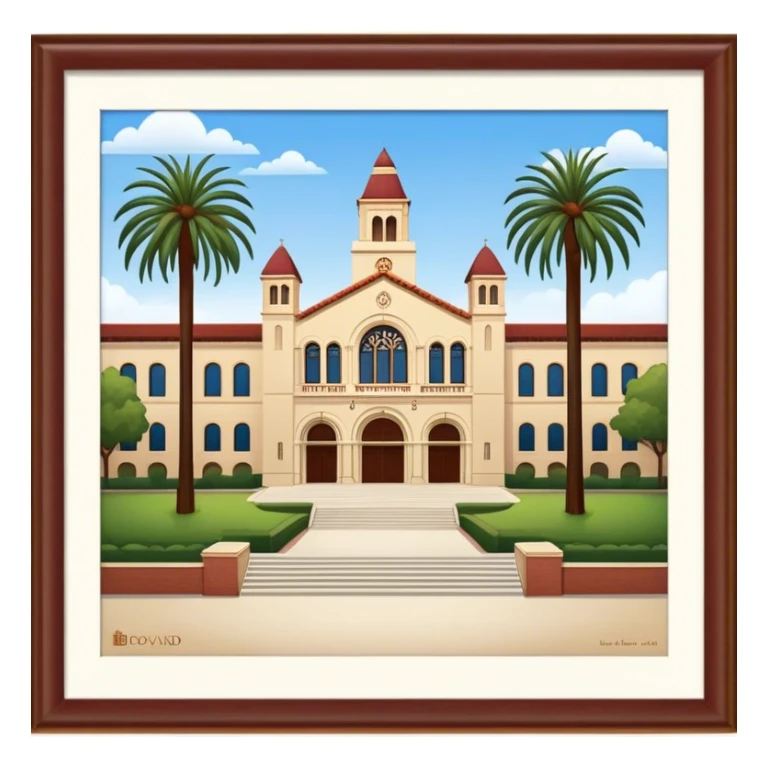 Bovard hall at the university of southern california sticker