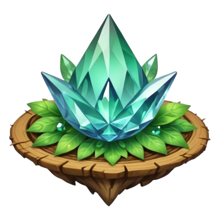 woodland fairy mind blown crystal burst sticker