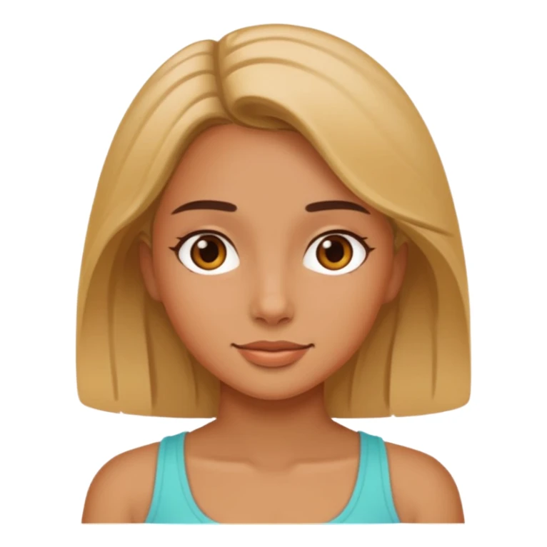 Stikers of girl which is a bit old and is relax sticker