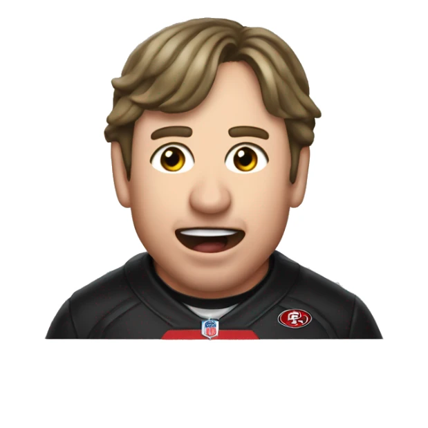Kirby smart with his tongue out  sticker