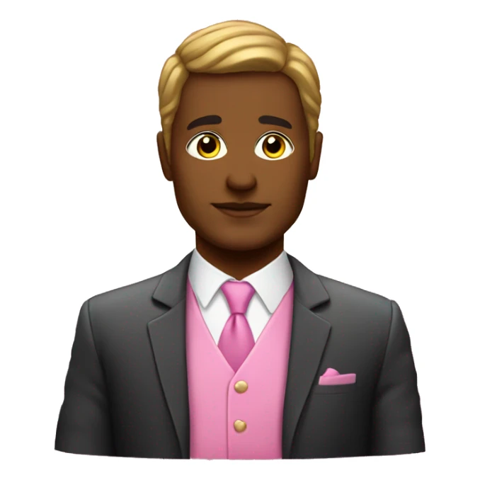 Lawyer wearing pink with sparkles sticker