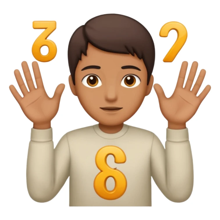 Fuse 🤷‍♂️6️⃣7️⃣ ( make the 6 7 go on his hands) sticker