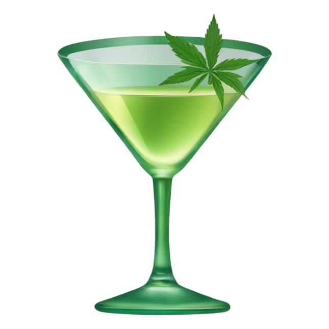 Weed martini  sticker