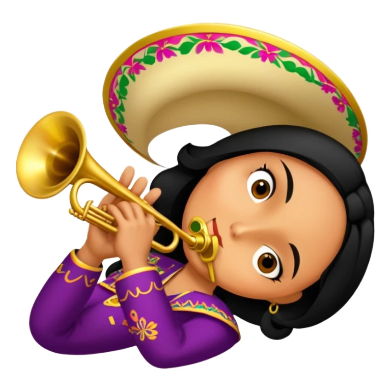 Mariachi Trumpet Player sticker