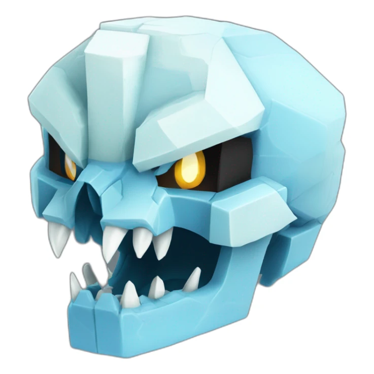 head cranial ice skull Articuno pokemon pixelmon Minecraft delegate sticker