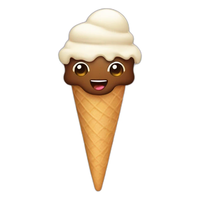  with ice-cream  sticker