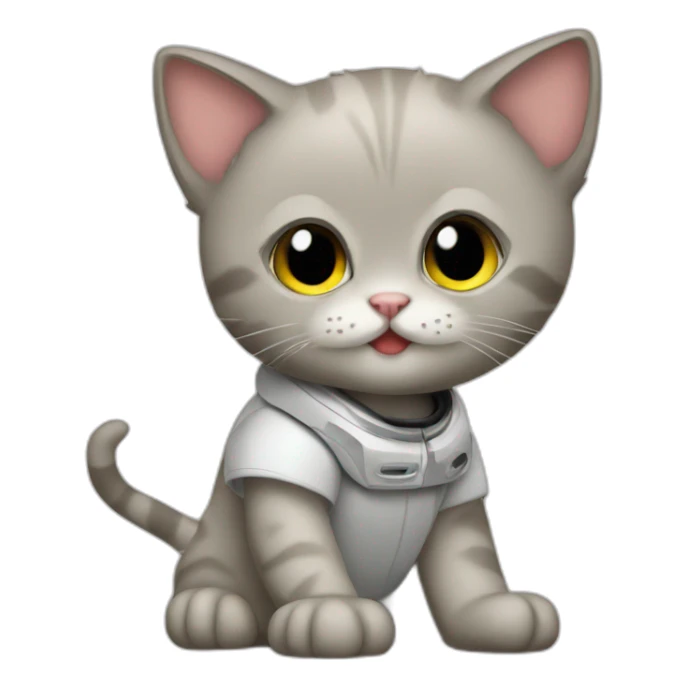 Dj kitten sticker