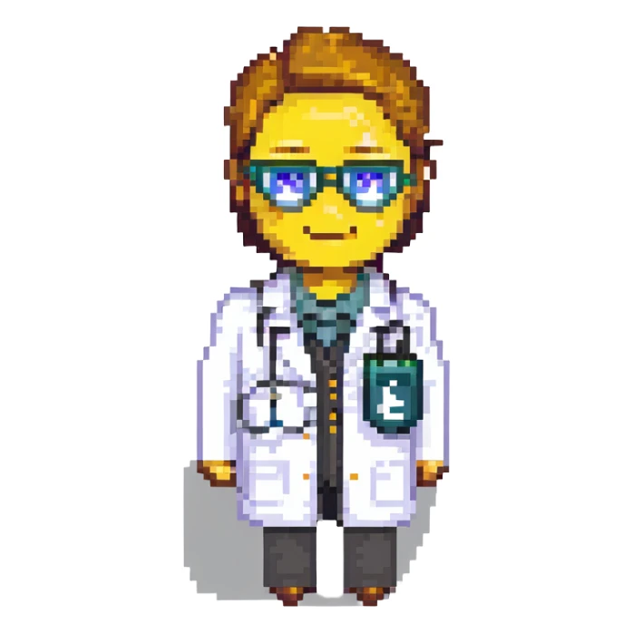 an eye doctor emoji sticker