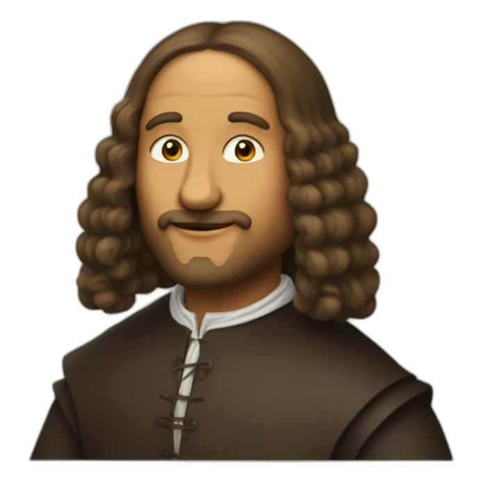 Emoji Joconde de Vinci sticker