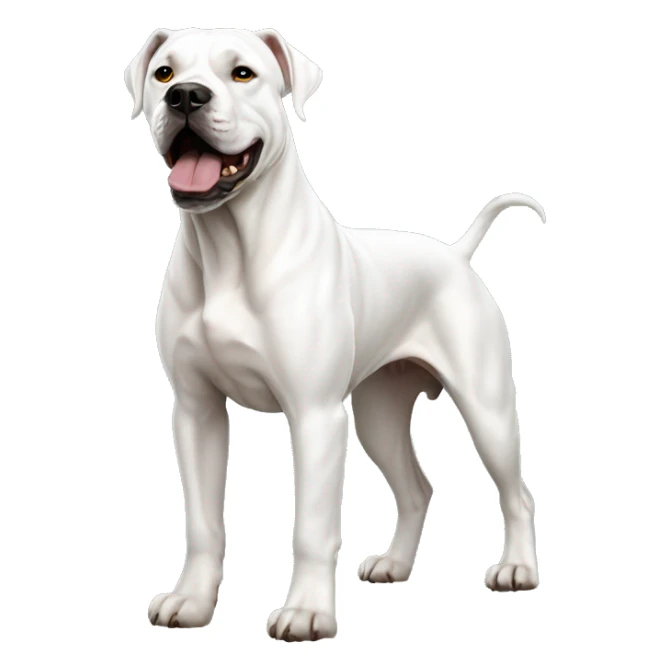 Dogo Argentino Dog Breed Full Body sticker