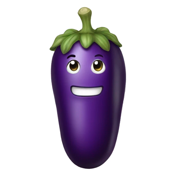 Eggplant sticker