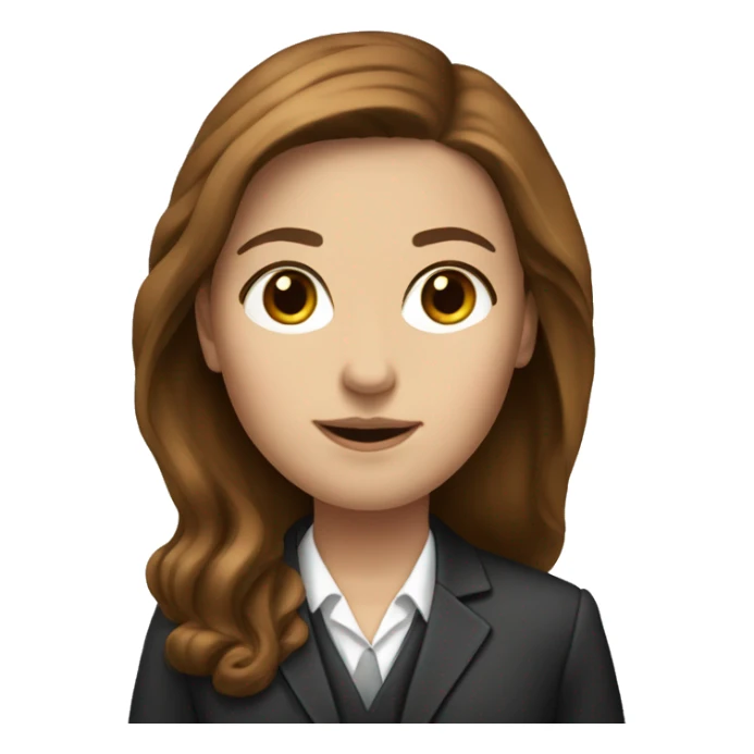 white-girl-with-long-brown-hair-lawyer sticker