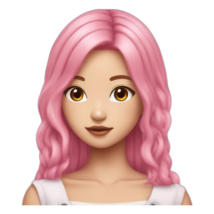 jennie-blackpink-pink-hair sticker