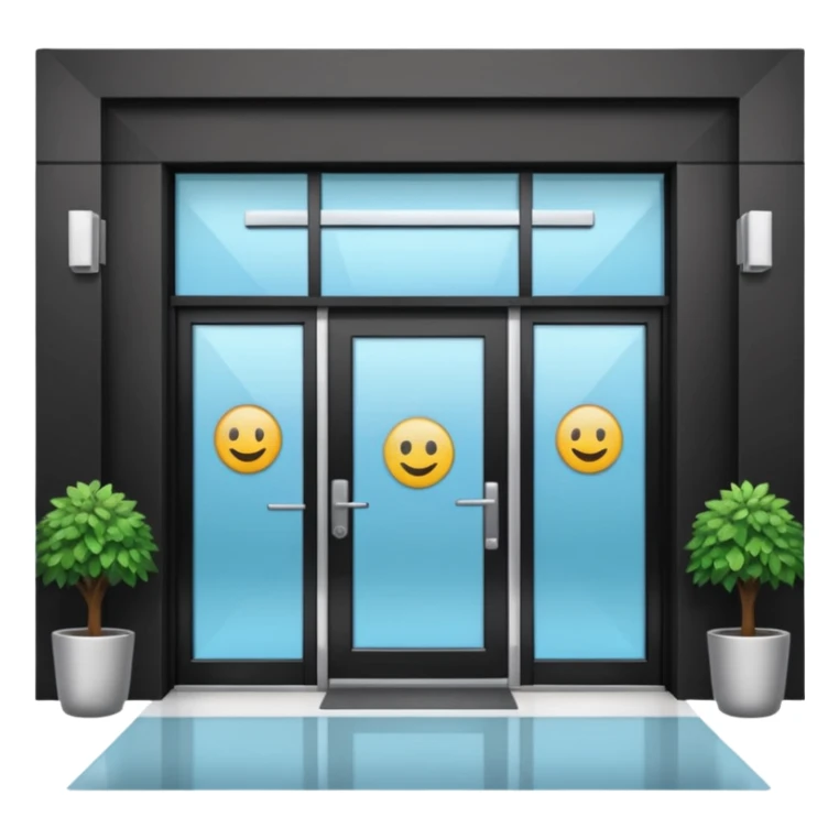 rehabilitation clinic entrance sticker