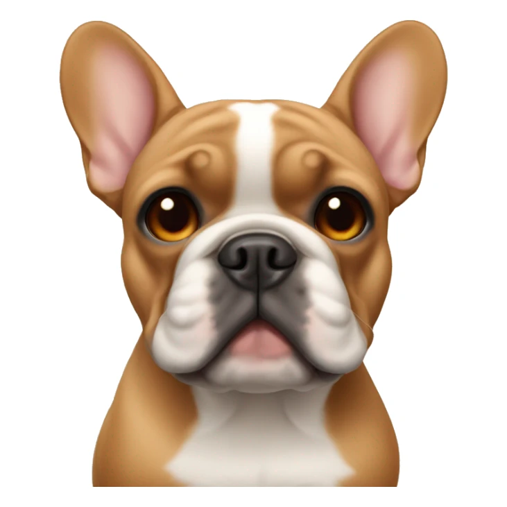 Red fawn French bulldog sticker