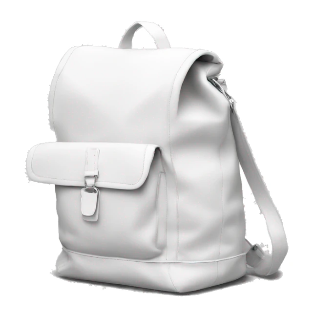 all white shoulder gym bag, white strap sticker