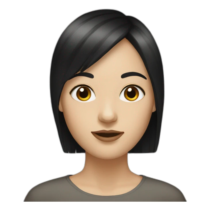 white-woman-with-medium-black-hair-and-straight-fringe sticker