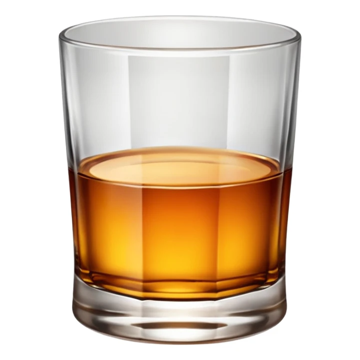 glass of whiskey, no splashes sticker