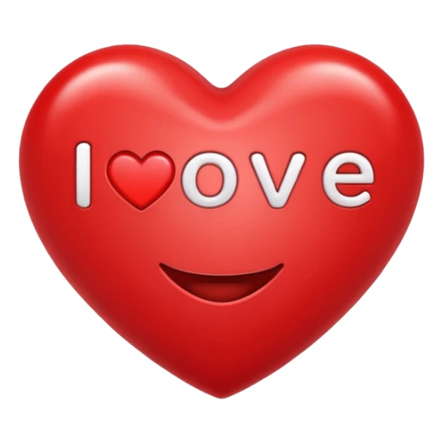 Smiling heart with “I love my QSI Family sticker