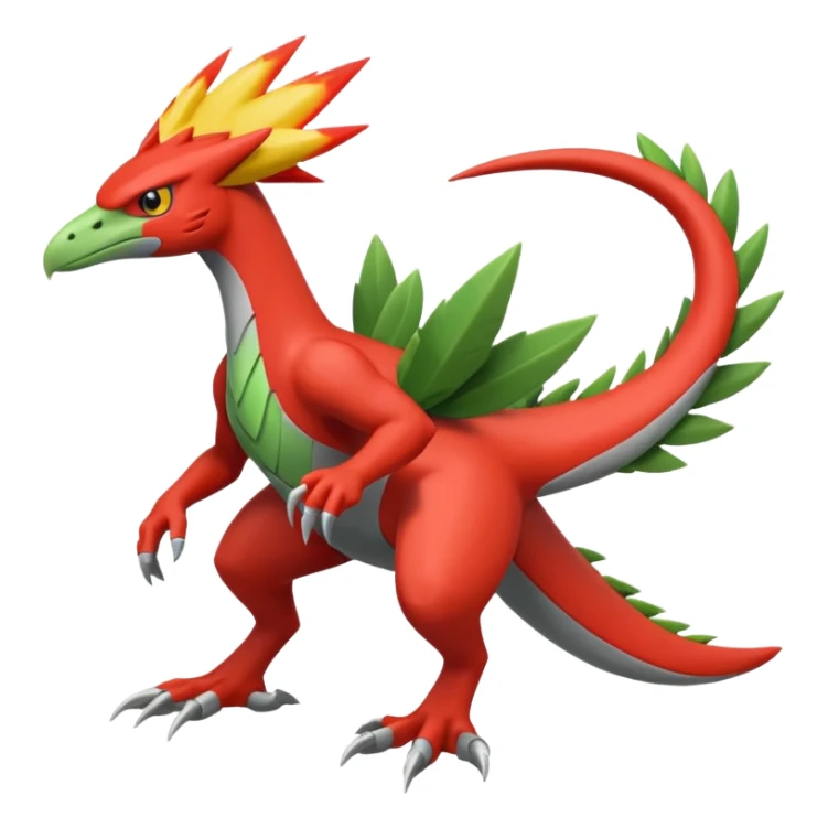 Blaziken-Sceptile-Inteleon-fusion sticker