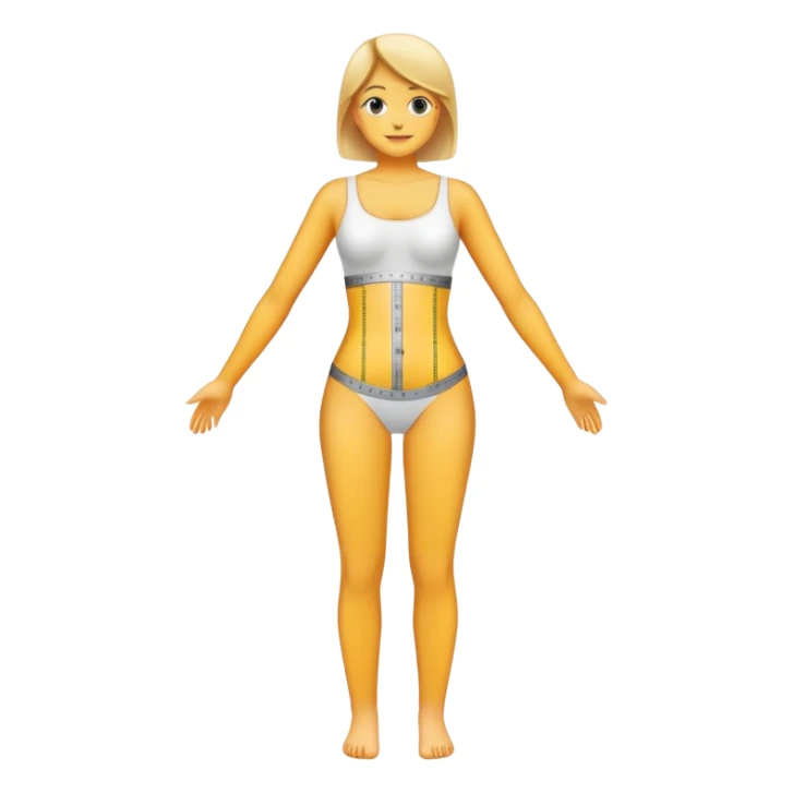 body measurement sticker