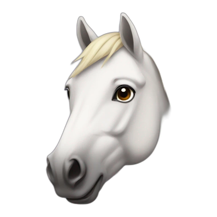 front facing horse sticker