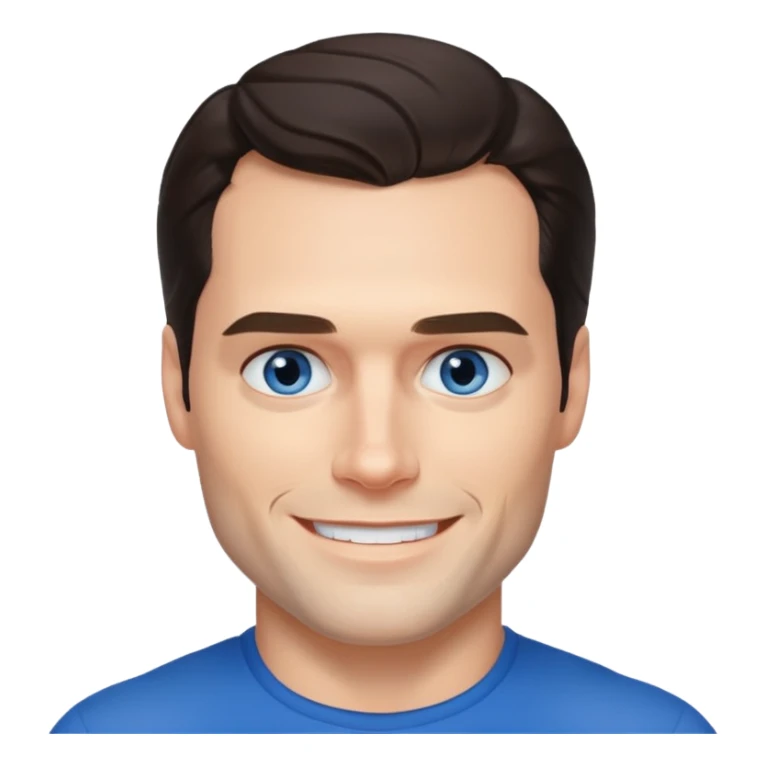 Henry Cavill with blue eyes sticker