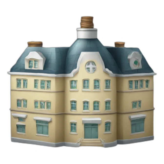 Hôpital bouteille de vin  sticker