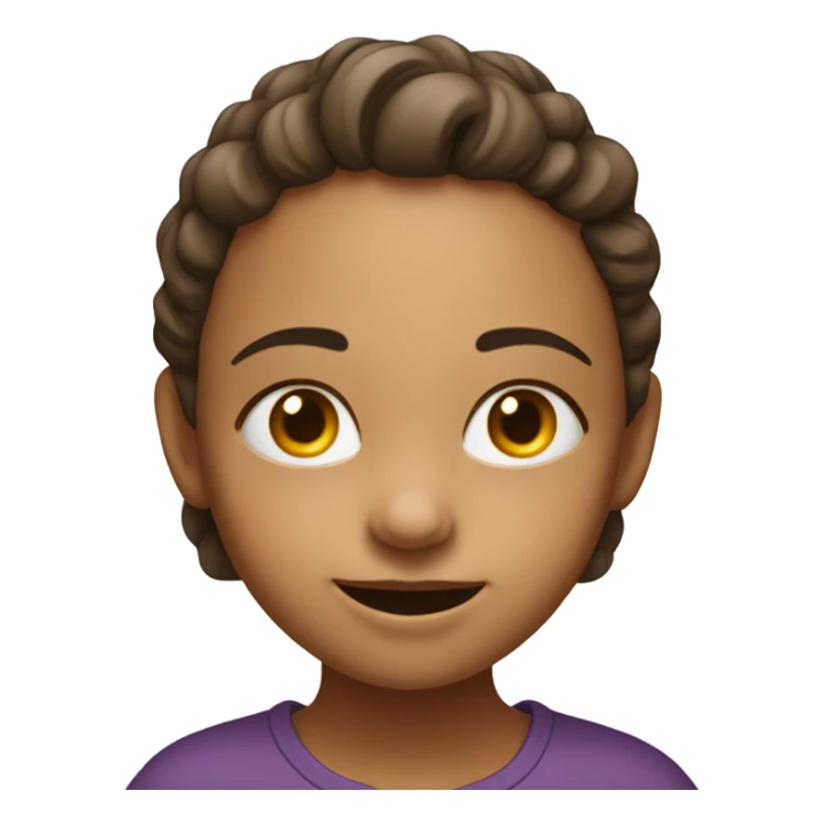 a girl having stunning emotion sticker