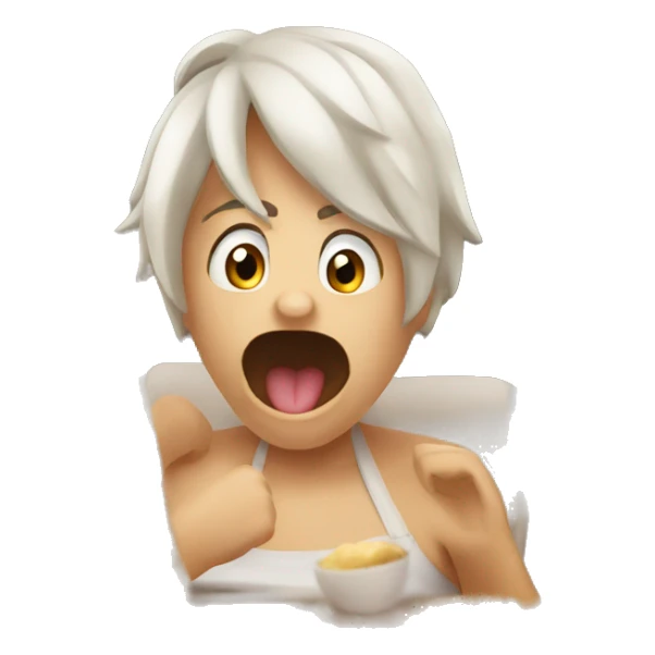 emoji enfadado sacando la lengua  sticker
