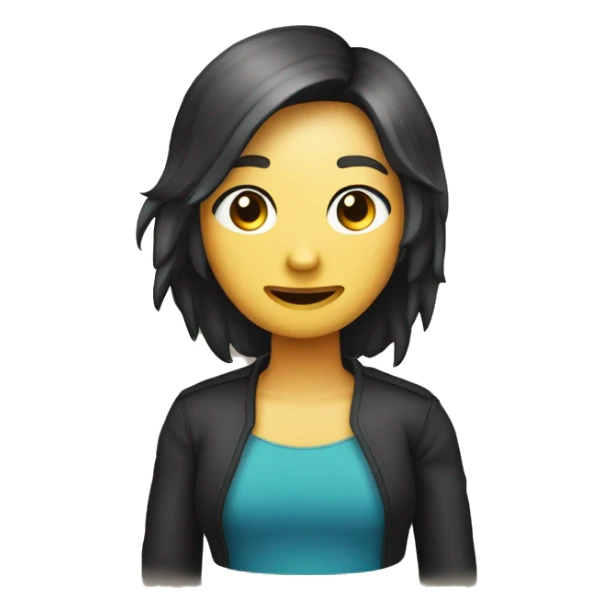 Trái tim 1 nửa màu đen 1 nửa còn lại màu tím. sticker