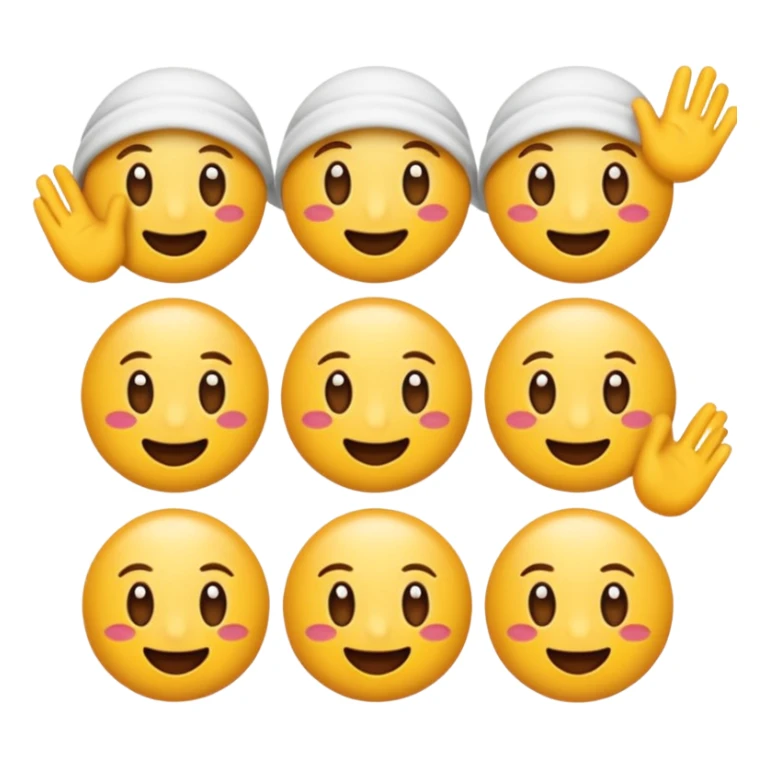 Manos de Emoji de fantasmita  haciendo señas  sticker