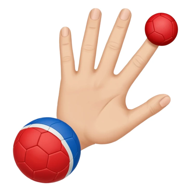 Finger football first in blue (#00A3E0) and red (#F9423A)  sticker