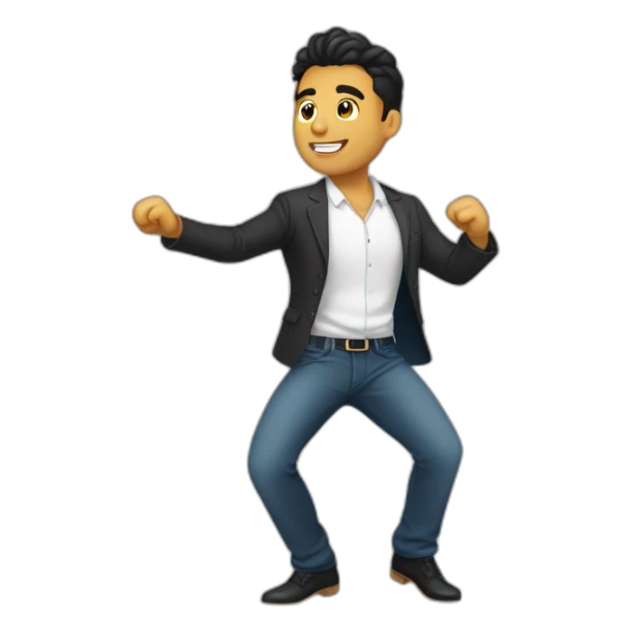 Cristian Rojas Zuñiga bailando sticker