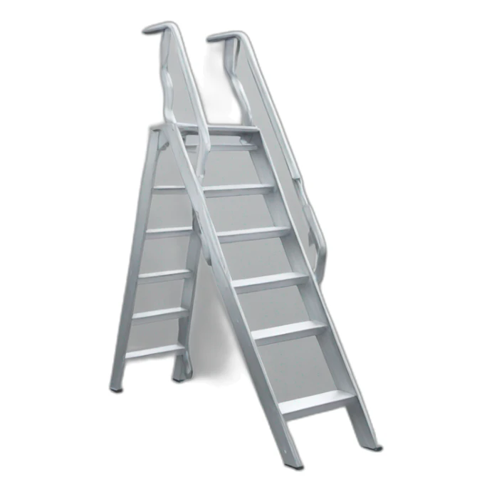 aluminium stair ladder sticker
