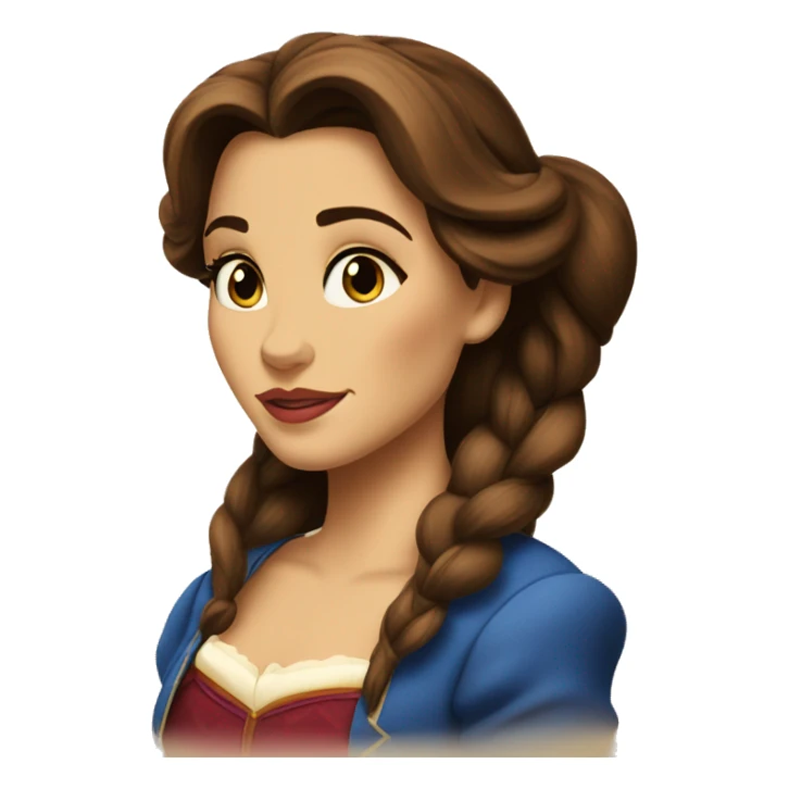 beauty and the beast belle sticker