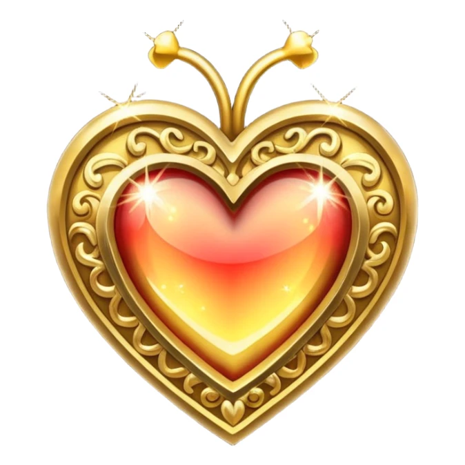 fairytale heart sticker