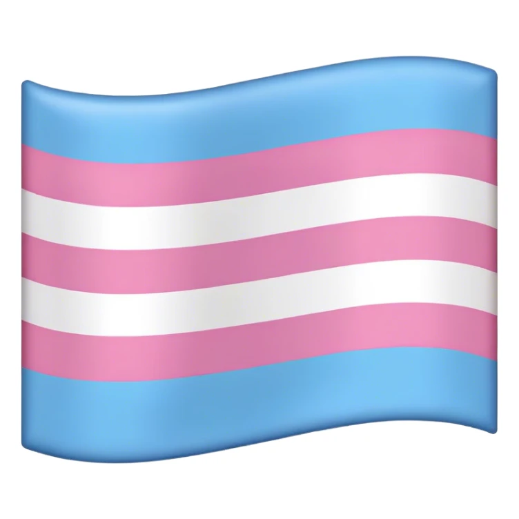 Transgender flag emoji, representing Cho Hyun-Ju's identity sticker