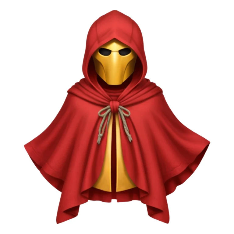 spartan cloak, red cloth tied sticker