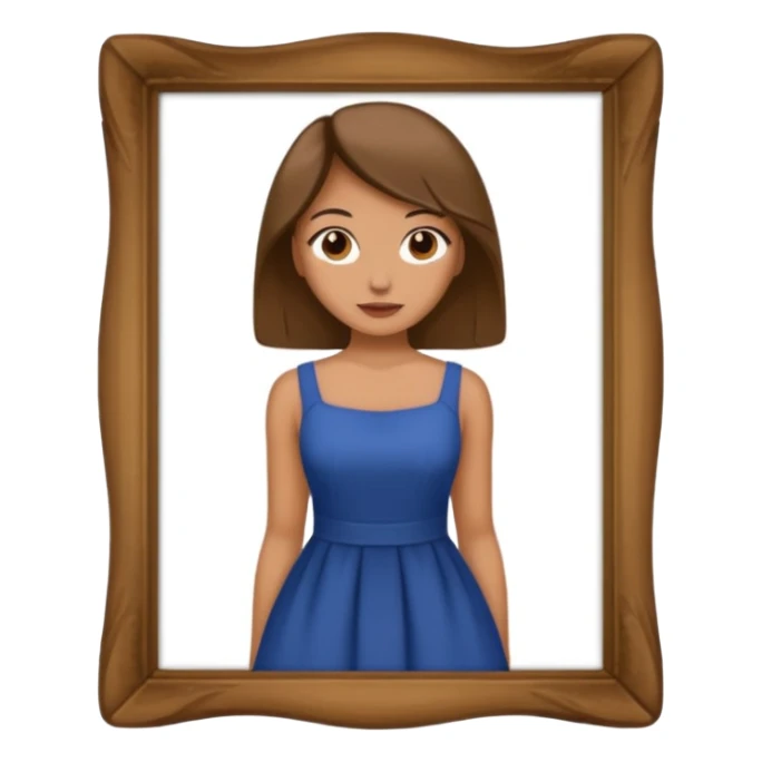 Monnalisa paint of Louvre giocanda frame  sticker