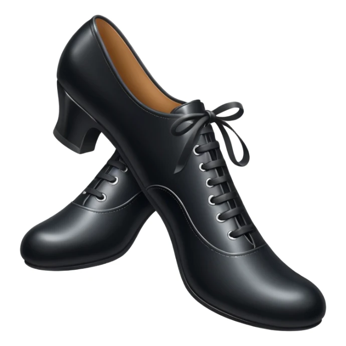 a pair of dancing shoes sticker