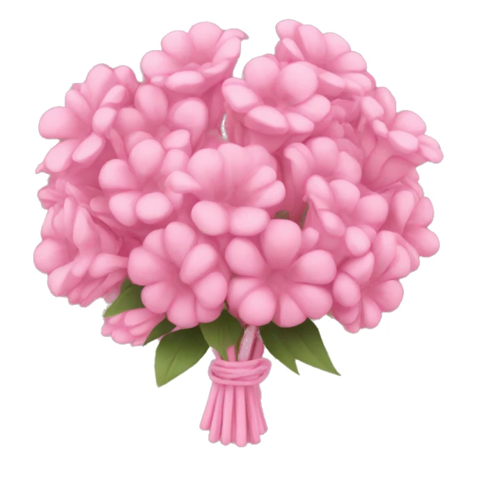 Pink bouquet sticker