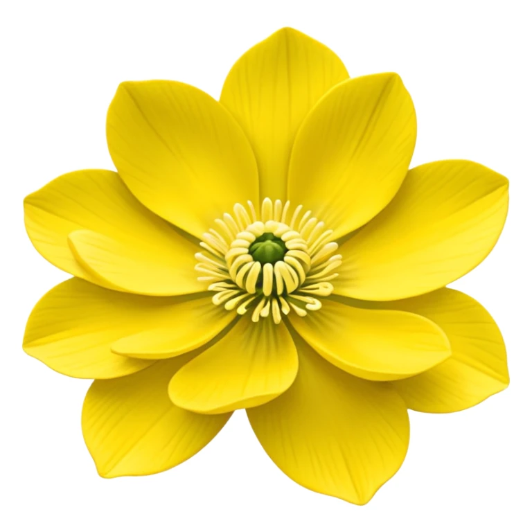 Yellow woodland anemone sticker