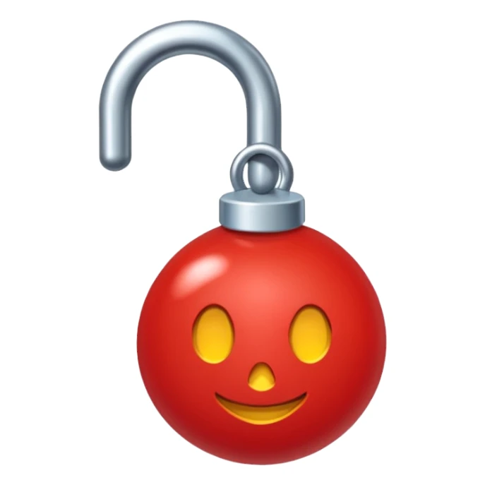 Una sola aguja y un pedazo de hilo dentro de la aguja sticker